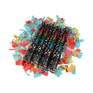 Giao dịch nóng 12 16 24 inch phân hủy sinh học đám cưới bên poppers Confetti pháo