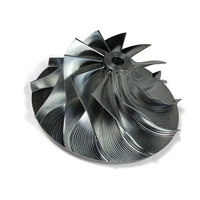 Roue de compresseur en aluminium haute performance pour turbocompresseur, turbine de remplacement pour moteur diesel marin de course