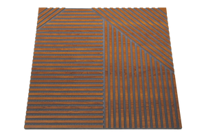 3D artistico Puzzle rovere <span class=keywords><strong>MDF</strong></span> senza soluzione di continuità flauto decorativo pannello di parete in <span class=keywords><strong>legno</strong></span> per interni moderni - Product Image 5