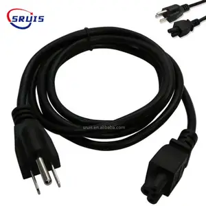 Kabel Ac kabel Heavyduty hitam Amerika Serikat kabel Ac Iec C15 pengunci Nema 5-15p kabel daya Sjt untuk peralatan industri