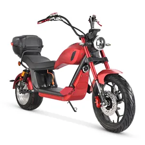 2000W new model CP-6 60v 12/20ah Lithium Battery chopper with tail box electric scooter two wheels citycoco electric scooters