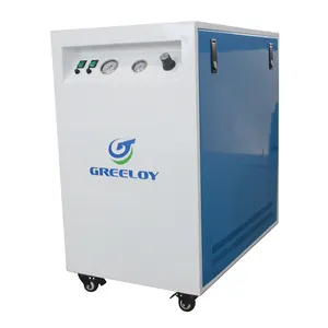 1600W 2Hp Super Silent Oil Free Air Compressor with silent cabinet with wheels