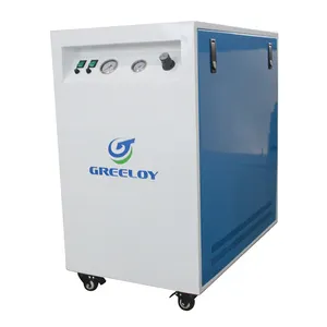 Kompresor Udara Bebas Minyak Super Sunyi 1600W 2Hp dengan Kabinet Senyap dengan Roda