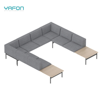 Canapé modulaire en cuir noir et blanc au design moderne et luxueux, ensemble de canapés pour salon, canapés en tissu pour la maison