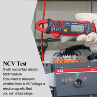 UNI-T UT210E Mini Digital Clamp Meter 100A AC DC Pengukur Arus Tegangan True RMS Tang Amperemeter Penguji Resistansi Multimeter