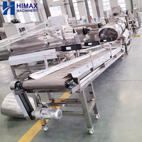 Ligne de production d'extrusion automatique pour la fabrication de snacks frits à la farine, de granulés alimentaires et de chips de maïs frits (Bugles)