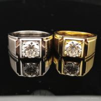 Bague Miami Hip Hop en argent 925 sertie de diamants, testeur de diamants VVS, moissanite GRA, rappeur, étincelante, pour hommes