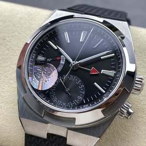 Montre de luxe haut de gamme en acier inoxydable, style professionnel, simple, avec calendrier à aiguilles, mouvement mécanique, verre saphir, 30 bars - Product Image 3