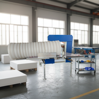 Machine de découpe verticale de mousse EPE entièrement automatique à couteau motorisé, facile à utiliser, économe en énergie, haute efficacité, vitesse rapide