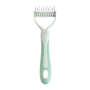 หวีแก้ผมพันกันสำหรับแมว สแตนเลสสตีล ขนาดเล็ก อุปกรณ์กรูมมิ่ง - Product Image 1