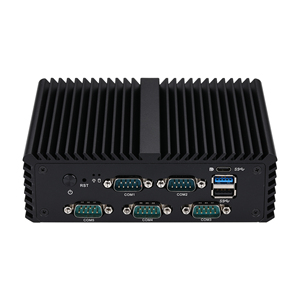 Q10721X Qotom Q10721X JasperLake Celeron N5100 มินิเดสก์ท็อปพีซีแบบไร้พัดลม 6 พอร์ตซีเรียล, VGA, วิดีโอ HD, 2 LAN มินิพีซี - Product Image 2