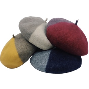 2018 New Style Fashionable Lined 100% Wool Artist <strong>Beret</strong> For Lady