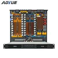 K4-1400 1U 1400W D sınıfı 4 kanallı dijital ses güç amplifikatörü