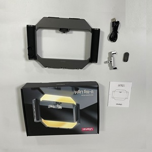 ไฟวิดีโอ LED สำหรับติดกล้องวิดีโอ, 2 in 1 20 W สำหรับไมโครโฟน TikTok YouTube Live <span class=keywords><strong>RIG</strong></span> <span class=keywords><strong>ulanzi</strong></span> U 200แท่นขุดเจาะวิดีโอสมาร์ทโฟน - Product Image 4