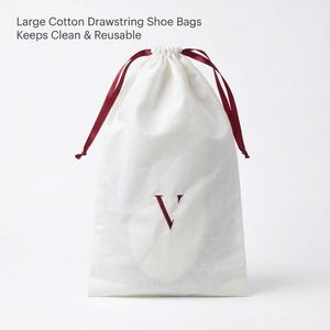 Bolsa de Regalo Personalizada de Algodón con Cordón y Logotipo Bordado 22x45" Empaque Ecológico para Perfumes y Joyería - Product Image 2