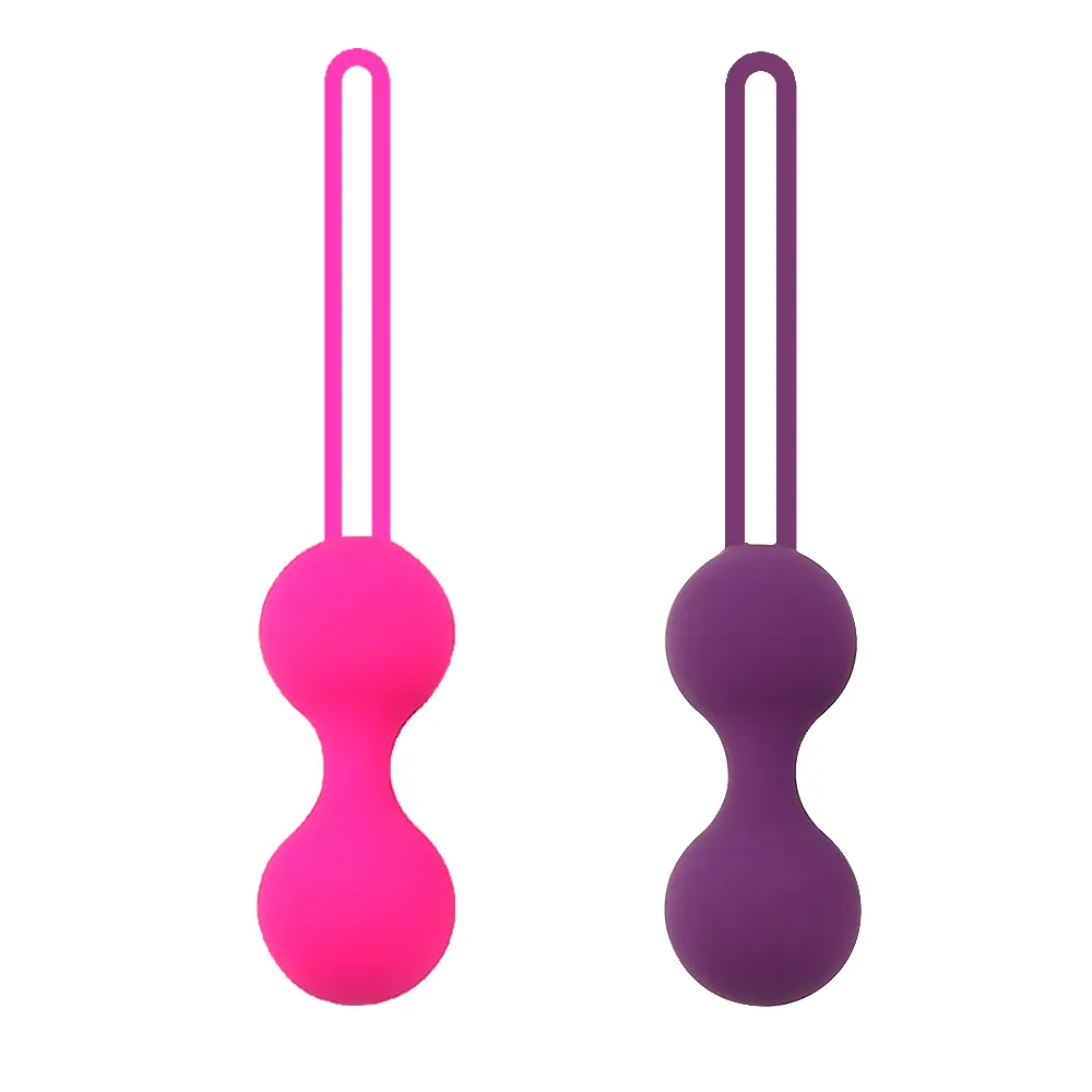 Conjunto de bolas vibradoras para kegel, conjunto de bolas de silicone para exercício feminino