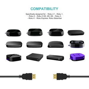 <span class=keywords><strong>Cable</strong></span> HDTV Macho a Macho <span class=keywords><strong>para</strong></span> PS5/<span class=keywords><strong>PS4</strong></span>/Xbox One/Laptop/PC - Compatible con Resolución 4K, Conductor Chapado en Oro, Revestimiento <span class=keywords><strong>de</strong></span> PVC - Product Image 6