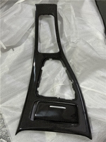 Panneau de décoration de console centrale en fibre de carbone véritable pour le levier de vitesses, remplacement pour BMW Série 3 E90 E92 E93 2005-2012, intérieur