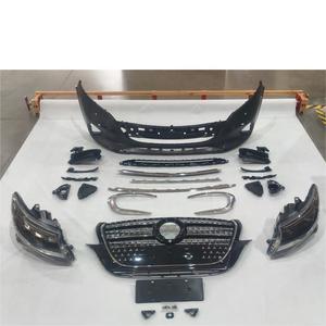 Kit carrosserie de mise à niveau, pare-chocs, accessoires et pièces automobiles pour V-Class W447 2016-2023, mise à niveau vers le modèle 2024 pour V-Class W447 2016-2023 F - Product Image 5
