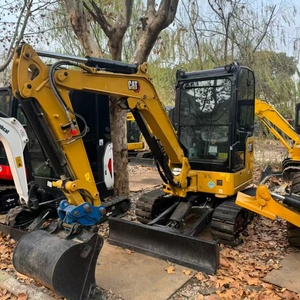 Excavadora de cadenas Caterpillar CAT303 usada de 3 toneladas con certificación CE, miniexcavadora con motor Cummins y bomba de engranajes, buen rendimiento. - Product Image 5