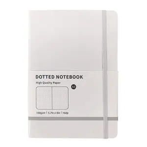 Meeting A5 Luxe Vintage Op Maat Bedrukte Zakelijke Notebook Zuivel Pu Lederen Dagboek Voor School