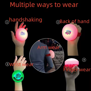 Gran pulsera <span class=keywords><strong>de</strong></span> luz LED, <span class=keywords><strong>concierto</strong></span>, 15 colores, control remoto, debería ayudar a sonar, las actividades <span class=keywords><strong>de</strong></span> la fiesta <span class=keywords><strong>de</strong></span> Nochevieja iluminarán la pulsera - Product Image 2