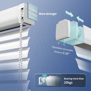 ผ้าม่านแบบเวนิสไร้สายทำจากอลูมิเนียมไร้สายเชือกสำหรับหน้าต่างฝรั่งเศสแบบเรียบง่ายทำจากพลาสติกใช้ในสำนักงานระบายอากาศได้ดีดีไซน์ทันสมัย - Product Image 4