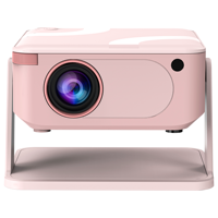 XNANO Fabricant Vente en gros Nouveau design Projecteur HA109 Rose Smart TV Projecteur Android 14 Grand écran Mise en miroir 720P