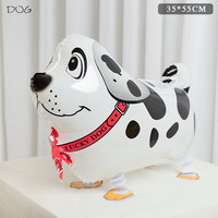 Stand animaux de marche forme ballons pour animaux de compagnie jouets classiques pour enfants modèles hybrides de feuille de ballon d'hélium animal