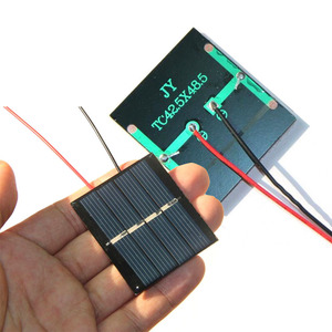 Buheshui Mini 180mA 0.36W 2V Năng Lượng Mặt Trời Di Động Đa Tinh Thể Năng Lượng Mặt Trời Bảng Điều Khiển <span class=keywords><strong>Modul</strong></span> + Cáp Tự Làm Năng Lượng Mặt Trời Hệ Thống Cho 1.2V Pin 42.5*48.5*3Mm - Product Image 6