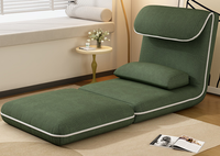 Canapé Pliant Simple et Inclinable, Lit de Sol Moderne et Simple pour Salon, Chambre et Balcon