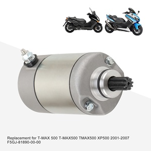 GOOFIT 9T Démarreur de moto de remplacement pour <span class=keywords><strong>T</strong></span>-<span class=keywords><strong>MAX</strong></span> 500 <span class=keywords><strong>T</strong></span>-MAX500 TMAX500 TMAX 500 XP500 2001 <span class=keywords><strong>2002</strong></span> 2003 2004 2005 2006 2007 - Product Image 5