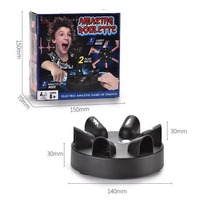 Livraison rapide délicat électrique doigt détecteur de mensonge doigt jeu de choc choquant Roulette coups rechargés choc jeu de Table pour les enfants