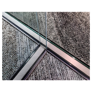 Clear <strong>Glass</strong> Wall <strong>Partitions</strong> Curtain Private Double Walled Panels for Office One Stop Service - Product Image 6