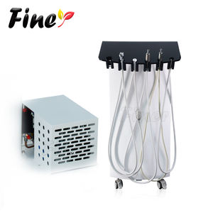 <span class=keywords><strong>Unit</strong></span>à Dentale Chirurgica con Compressore d'Aria, Turbina a Ultrasuoni, Poltrona Elettrica Portatile e Carrello - Product Image 1