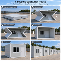 Maison conteneur modulaire préfabriquée en kit pour l'hébergement des travailleurs et l'utilisation comme bureau de chantier