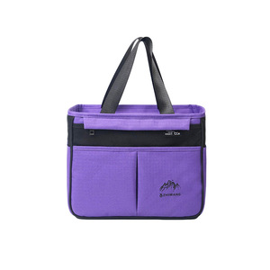 Zhiwang Insulated Cooler Bag Purple Portable Lunch Tote For Outdoor Picnic And School Use - Product Image 5