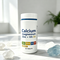 Comprimés de calcium, magnésium, zinc et vitamine D3 de haute qualité ; compléments de collagène ; directement du fabricant OEM
