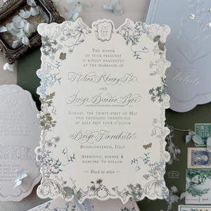 Tarjetas de Invitación de Papel de Algodón con Impresión en Relieve 3D Personalizada, Papel Cartulina con Impresión en Relieve y Logotipo Personalizado - Product Image 2