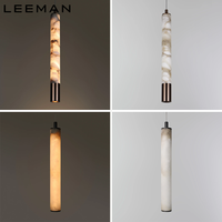 Lustre moderne de luxe en albâtre pour la maison, le restaurant, l'îlot de cuisine, la salle de bain, lampe suspendue décorative pour chevet