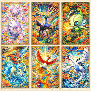 Tarjetas Metálicas Pokémon de Dibujos Animados Avanzadas con Estuche Protector de Acrílico, Colección Legendaria, Juguetes de Juego para Niños, Regalo de Año Nuevo Chino - Product Image 6