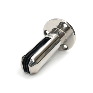 Aço inoxidável Frameless <span class=keywords><strong>Glass</strong></span> Pool Esgrima Balaustrada Stair <span class=keywords><strong>Railing</strong></span> <span class=keywords><strong>Glass</strong></span> Spigot - Product Image 2