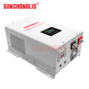 Sunchonglic 24v 3000va תדר נמוך dums אמיתי גל סינוס 60a mppt יחיד עם מטען ac - Product Image 3