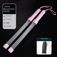 Corde de combat sans fil en acier et PP de 50 cm – Équipement portable d'entraînement de fitness pour le corps entier, renforcement des bras, entraînement HIIT pour la maison et la salle de sport