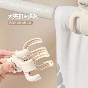 ที่หนีบผ้ากันลมรูปหมี ขนาดใหญ่ ทำจากพลาสติก สำหรับผ้าห่มและเสื้อผ้า จับแน่น ไม่ทิ้งรอย - Product Image 4