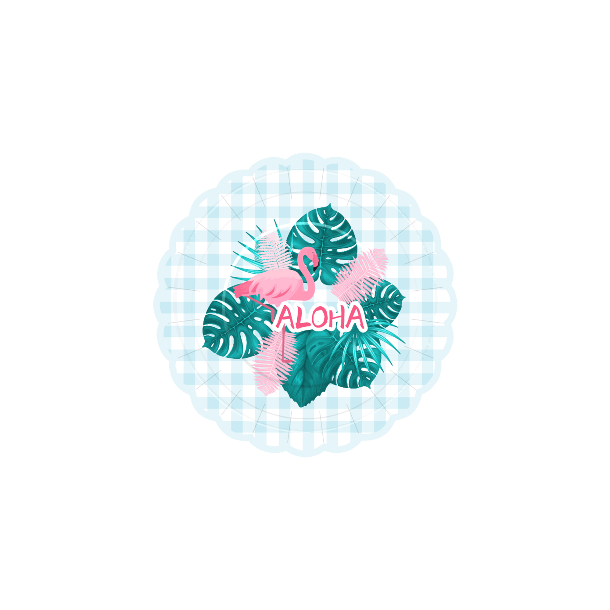 Plato de papel de 7 pulgadas * 8 piezas