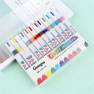 Juego de Marcadores de Alta Capacidad Multicolor para Niños, Marcadores de Pizarra Blanca Borrables de Punta Grande - Product Image 5