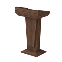 Meubles de théâtre modernes en gros, pupitre professionnel en bois, podium d'église, estrade pour université, église, salle de conférence, salle de cours