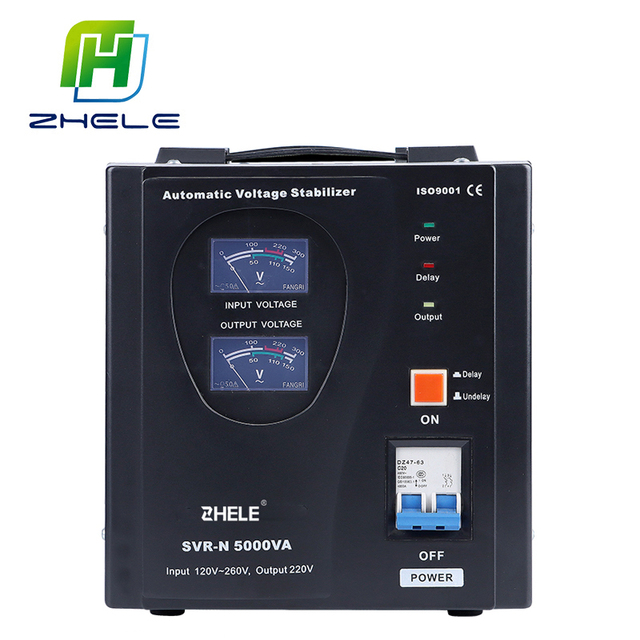 Household 220V AC Voltage Regulator SVR-5000w-5kva Fully Automatic Electronic Voltage Regulator