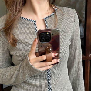 Custodia per telefono cellulare a sfera rotonda tinto a inchiostro rosso per <span class=keywords><strong>iphone</strong></span> 17 16 <span class=keywords><strong>Pro</strong></span> Max 15 14 13 12 <span class=keywords><strong>11</strong></span> <span class=keywords><strong>Cover</strong></span> protettiva - Product Image 4